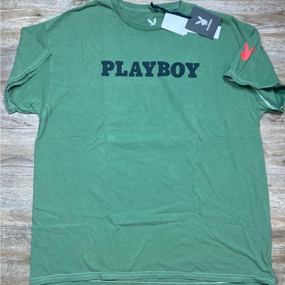 Playboy Metallic Paisley Limited Edition Bunny Shirt large - Picture 3 of 6